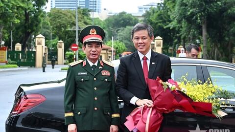Singapore sẵn sàng đón tiếp sĩ quan Quân đội nhân dân Việt Nam sang học tập