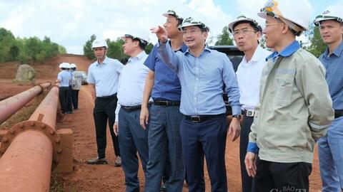 Bộ Công Thương kiểm tra công tác phòng chống thiên tai tại Công ty Nhôm Lâm Đồng