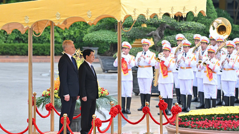 Chủ tịch nước Lương Cường chủ trì Lễ đón Tổng thống Litva thăm chính thức Việt Nam