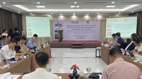 Tham vấn kỹ thuật về định mức tiêu hao năng lượng ngành thép