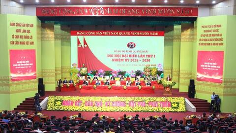 Đại hội Đảng bộ tỉnh Quảng Ngãi lần thứ I: Hiện thực hóa khát vọng tăng trưởng
