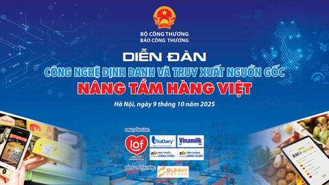 Diễn đàn Công nghệ định danh và truy xuất nguồn gốc diễn ra sáng 9/10