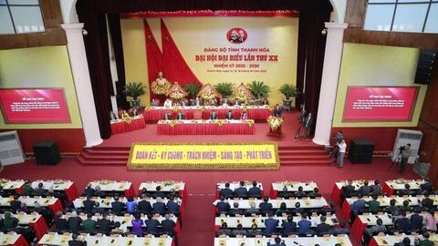 Thủ tướng Phạm Minh Chính dự khai mạc Đại hội Đảng bộ tỉnh Thanh Hóa