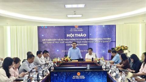 Lấy ý kiến Dự thảo quy định về truy xuất nguồn gốc thực phẩm