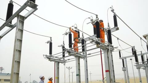Hoàn thành đóng điện công trình Đường dây và TBA 110kV Hậu Lộc 2