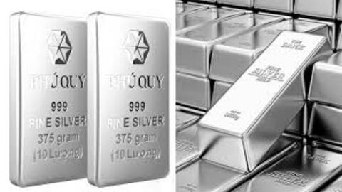 Giá bạc hôm nay 24/12/2025: Liên tục tăng