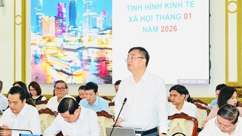 TP. Hồ Chí Minh: Chỉ số sản xuất công nghiệp tháng 1/2026 tăng mạnh