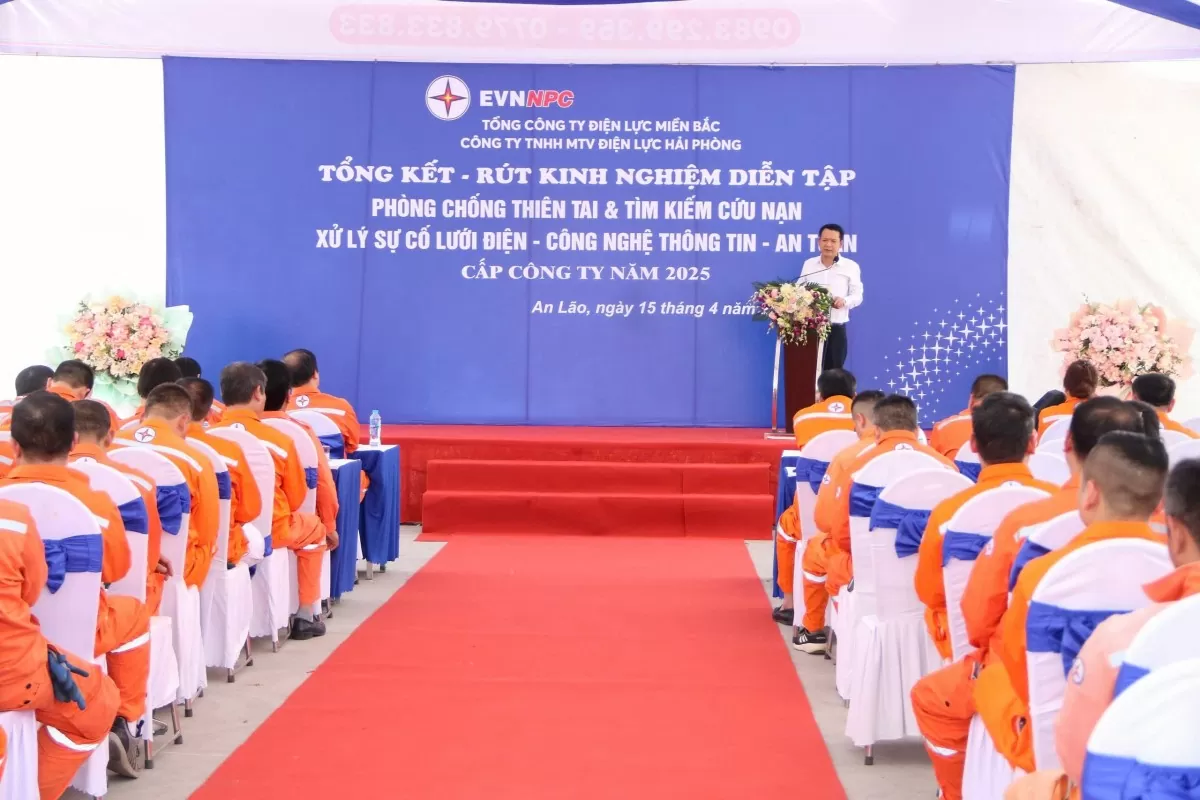 PC Hải Phòng: Diễn tập phòng chống thiên tai, cứu nạn 2025