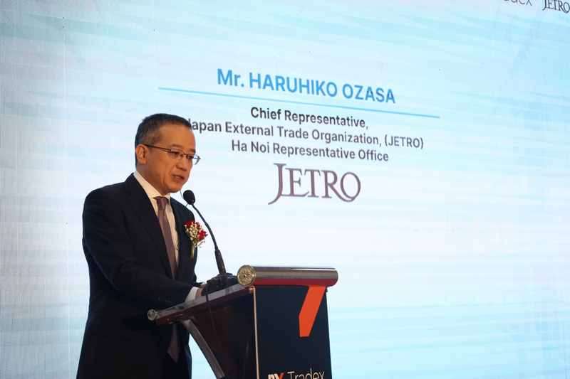 Ông Haruhiko Ozasa, Trưởng Đại diện JETRO Hà Nội. Ảnh: Đỗ Nga