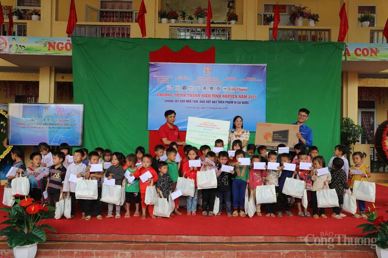 Phong trào tuổi trẻ Công Thương vì cộng đồng chung tay mang mái ấm đến Tuyên Quang - 5