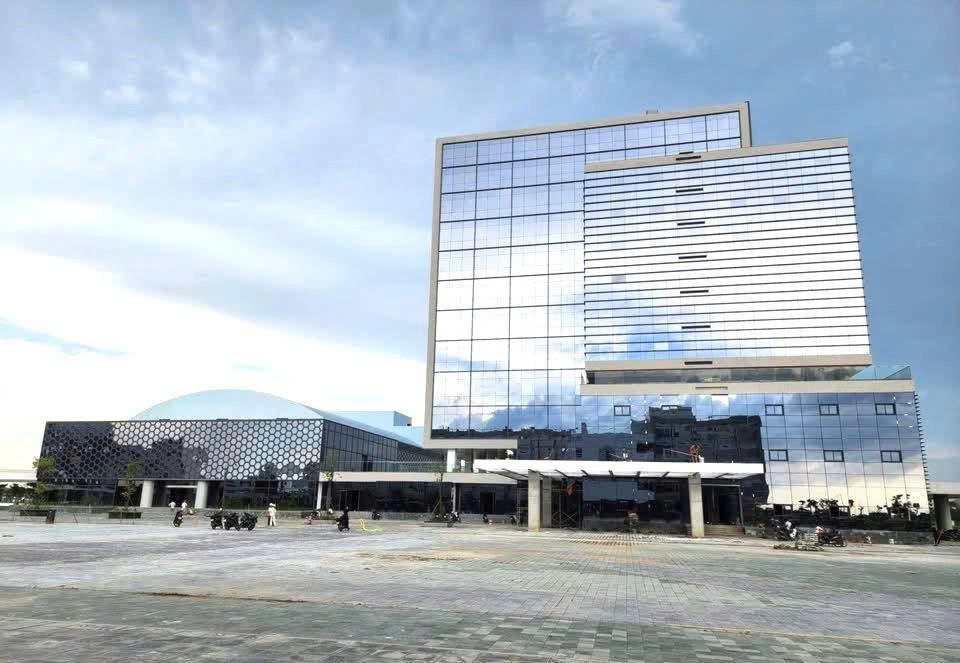 Dự án xây dựng cơ sở 2 Trường Đại học Luật Hà Nội có tổng diện tích gần 28 ha, gấp 20 lần cơ sở hiện tại, tổng mức đầu tư gần 1.800 tỷ đồng - Ảnh: Thái An