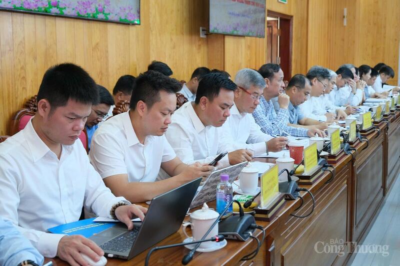 Các đại biểu tham dự buổi làm việc.