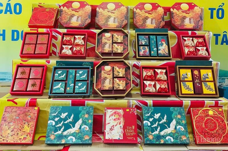 Các hộp bánh trung thu handmade được người tiêu dùng ưa chuộng