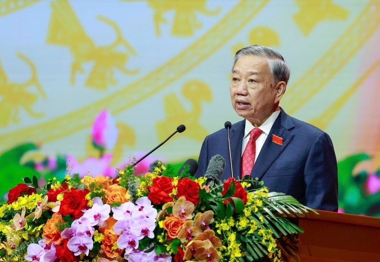 Tổng Bí thư Tô Lâm nhấn mạnh 3 yêu cầu và 5 định hướng công tác trọng tâm với Đảng bộ Chính phủ. Ảnh: VGP/Nhật Bắc