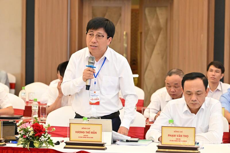 Ông Vương Thế Mẫn, Giám đốc Sở Công Thương Lai Châu. Ảnh: Cấn Dũng