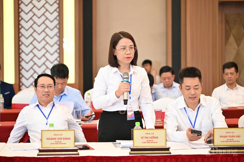 Bà Lê Thị Lưỡng, Giám đốc Sở Công Thương Điện Biên. Ảnh: Cấn Dũng