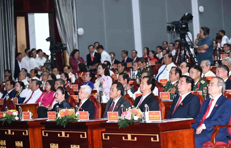 Các đại biểu dự Đại hội đại biểu Đảng bộ tỉnh Cà Mau. Ảnh: Ban tổ chức