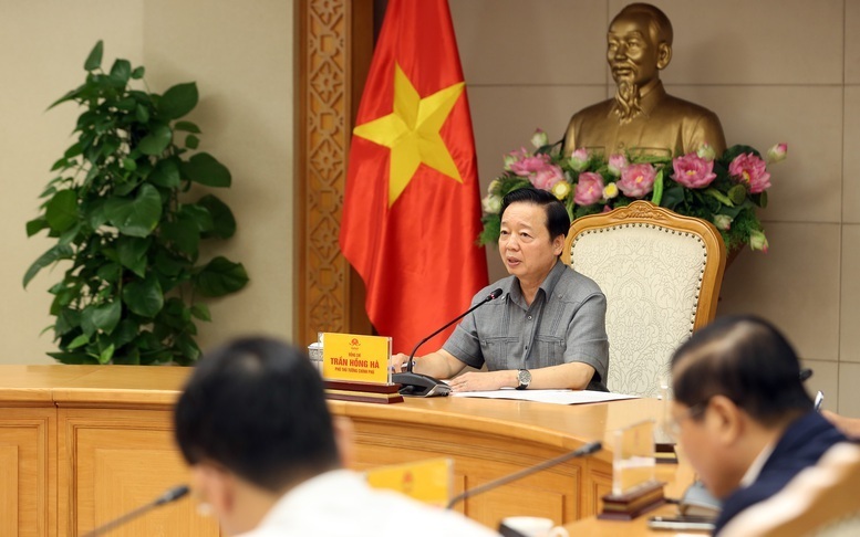 Phó Thủ tướng Trần Hồng Hà chủ trì cuộc họp - Ảnh: VGP/Minh Khôi