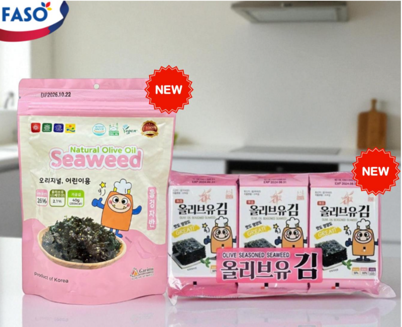 FASO Việt Nam ra mắt sản phẩm rong biển Garimi đến từ Hàn Quốc