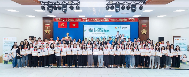 Lễ trao học bổng SCG Sharing the Dream 2025 tại TP. Hồ Chí Minh