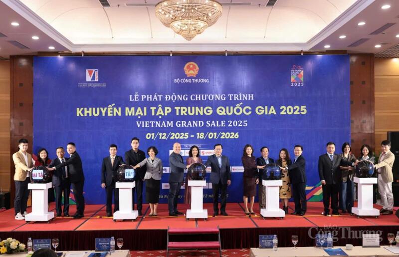 Chính thức phát động Chương trình Khuyến mại tập trung quốc gia 2025. Ảnh: Phạm Giang