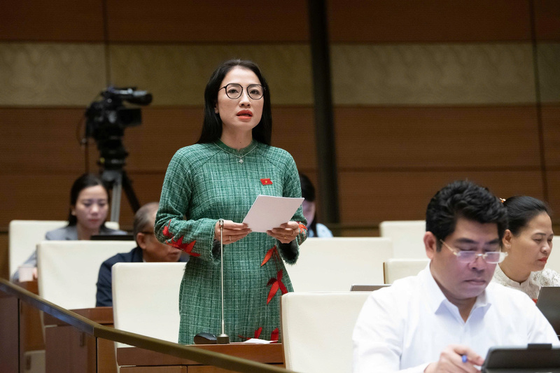 Đại biểu Trần Khánh Thu - đoàn Hưng Yên