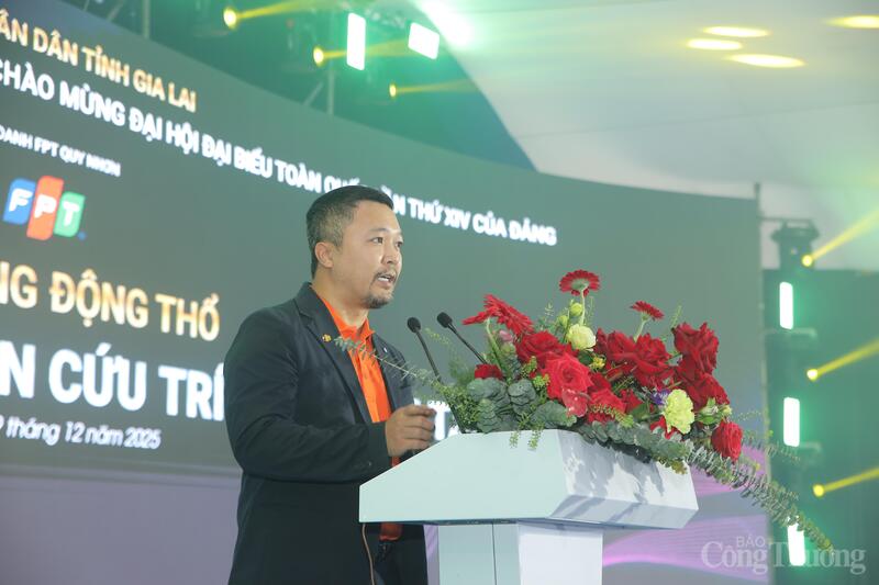 Ông Nguyễn Khải Hoàn, Phó Tổng Giám đốc kiêm Giám đốc Tài chính FPT Software, Tập đoàn FPT phát biểu.