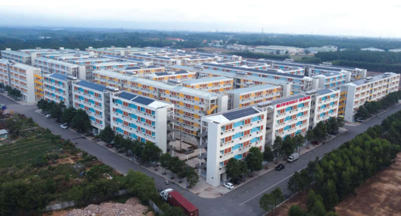 Một khu nhà ở xã hội ở Bình Dương - Ảnh minh họa
