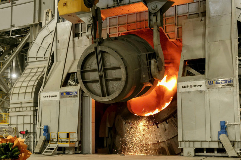 Dự án Khu liên hợp sản xuất gang thép Hòa Phát Dung Quất 2 đã được bàn giao 97% diện tích. Ảnh: Nguyễn Dương