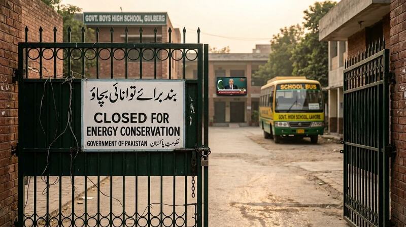 Pakistan đóng cửa trường học trong hai tuần để tiết kiệm điện và nhiên liệu. Ảnh: Incpak