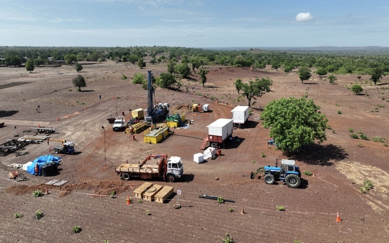 Hoạt động khoan khai thác hydro của Hydroma tại Mali (Nguồn: Hydroma)