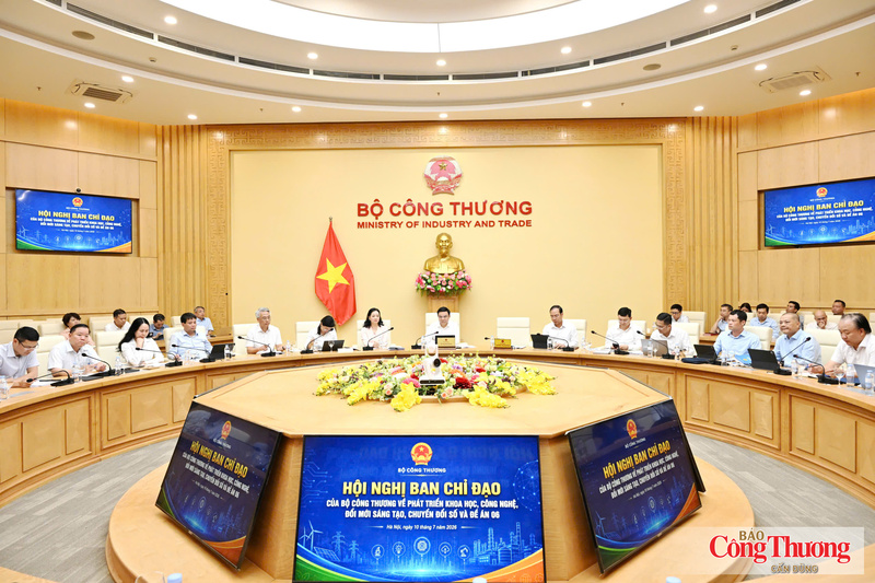 Hội nghị Ban Chỉ đạo của Bộ Công Thương về phát triển khoa học, công nghệ, đổi mới sáng tạo, chuyển đổi số và Đề án 06.